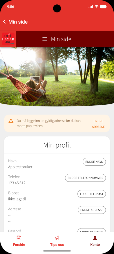 mittHamar app